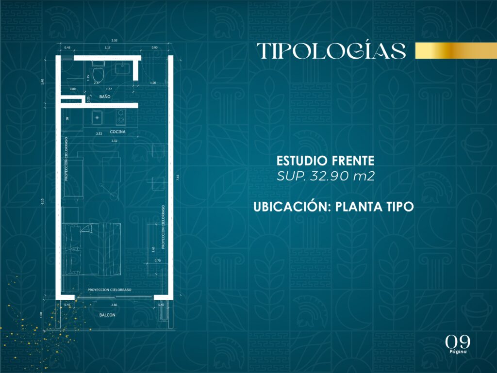 estudio frente